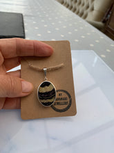 Load image into Gallery viewer, Opalite and Blue John Reversible Pendant Oval