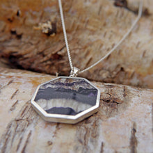 Load image into Gallery viewer, Opalite and Blue John Reversible Pendant