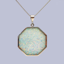 Load image into Gallery viewer, Opalite and Blue John Reversible Pendant