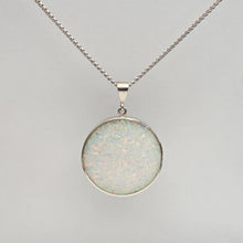 Load image into Gallery viewer, Opalite and Blue John Double Sided Pendant