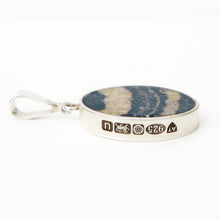 Load image into Gallery viewer, Opalite and Blue John Reversible Pendant Oval