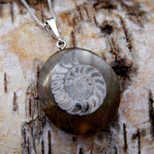 Load image into Gallery viewer, Ammonite Fossil Pendant