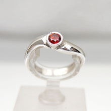 Load image into Gallery viewer, Cubic Zirconia Stackable Ring in Sterling Silver - Available in Different Colours