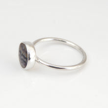 Load image into Gallery viewer, Blue John Sterling Silver Ring Round Design