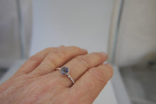 Load image into Gallery viewer, Blue John Twisted Silver Ring