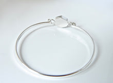 Load image into Gallery viewer, Blue John Silver Tension Bangle