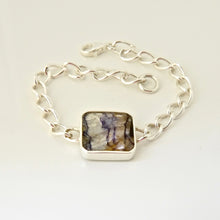 Load image into Gallery viewer, Blue John & Mother of Pearl Reversible Bracelet