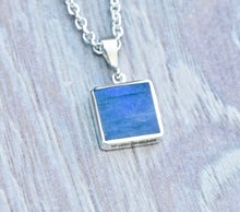 Load image into Gallery viewer, Labradorite & Blue John Double Sided Pendant