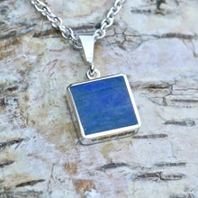 Load image into Gallery viewer, labradorite silver pendant handmade in the UK by jewellery designer Andrew Thomson