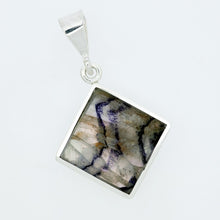 Load image into Gallery viewer, Blue John and Labradorite reversible pendant