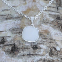 Load image into Gallery viewer, Mother of Pearl silver pendant handmade by designer Andrew Thomson