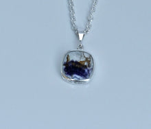 Load image into Gallery viewer, Blue John & Fluorite Silver Pendant