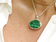 Load image into Gallery viewer, Malachite & Blue John Reversible Pendant Oval