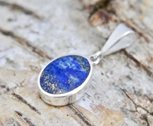 Load image into Gallery viewer, Lapis Lazuli Pendant Oval Design in Silver