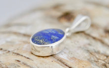 Load image into Gallery viewer, Lapis Lazuli Pendant Oval Design in Silver