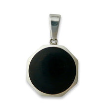 Load image into Gallery viewer, Whitby Jet Pendant with Amethyst Lace