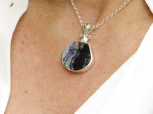 Load image into Gallery viewer, Handmade Blue John Pendant in Sterling Silver by May Handmade Jewellery