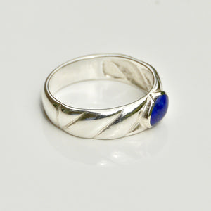 Lapis Lazuli Unisex Silver Ring