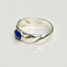 Load image into Gallery viewer, Lapis Lazuli Unisex Silver Ring