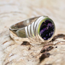 Load image into Gallery viewer, Blue John Signature Mens Ring