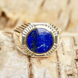 Lapis Lazuli Signature Mens Ring