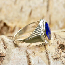 Load image into Gallery viewer, Lapis Lazuli Signature Mens Ring