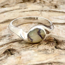 Load image into Gallery viewer, blue john swirl design ring handmade