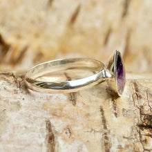 Load image into Gallery viewer, Blue John Silver Ring Round Design