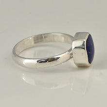 Load image into Gallery viewer, lapis lazuli squircle silver ring