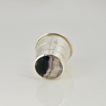 Load image into Gallery viewer, Blue John Silver Thimble