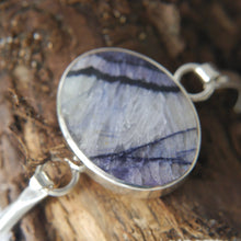 Load image into Gallery viewer, Blue John Oval Tension Bangle