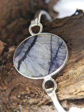 Load image into Gallery viewer, Blue John Oval Tension Bangle
