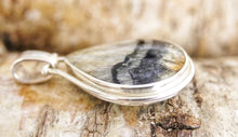 Load image into Gallery viewer, Malachite & Blue John Double Sided Pendant