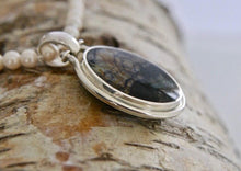 Load image into Gallery viewer, Labradorite & Blue John Double Sided Pendant
