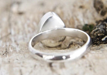 Load image into Gallery viewer, Lapis Lazuli Silver Ring Teardrop design
