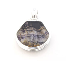 Load image into Gallery viewer, Blue John & Labradorite Double Sided Pendant