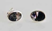 Load image into Gallery viewer, Blue John Oval Stud Earrings