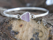 Load image into Gallery viewer, Fluorite Tension Bangle Triangle Design