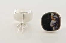 Load image into Gallery viewer, Blue John Silver Stud Earrings