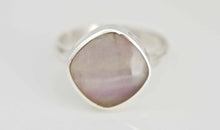 Load image into Gallery viewer, Rainbow Fluorite Square Ring