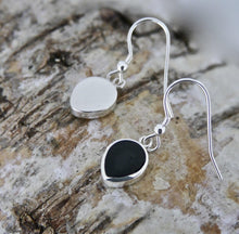 Load image into Gallery viewer, Whitby Jet Drop Earrings