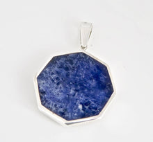 Load image into Gallery viewer, Fluorite &amp; Sodalite Double Sided Pendant