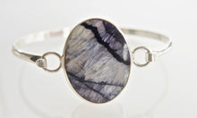 Load image into Gallery viewer, Blue John Oval Tension Bangle