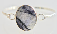 Load image into Gallery viewer, Blue John Oval Tension Bangle
