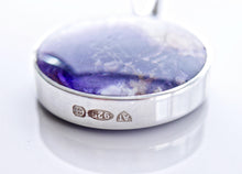 Load image into Gallery viewer, Blue John & Ammonite Double Sided Pendant