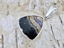 Load image into Gallery viewer, Blue John Triangle Pendant