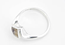 Load image into Gallery viewer, Blue John Diamond Shape Silver Ring