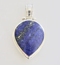Load image into Gallery viewer, Lapis Lazuli & Blue John Double Sided Pendant