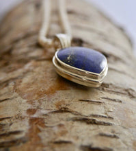 Load image into Gallery viewer, Lapis Lazuli & Blue John Double Sided Pendant