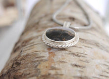 Load image into Gallery viewer, Blue John & Lapis Lazuli Double Sided Pendant